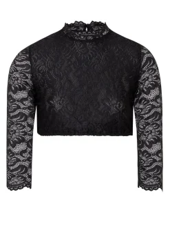 Spieth & Wenksy Damen Dirndlbluse Amsterdam in schwarz
