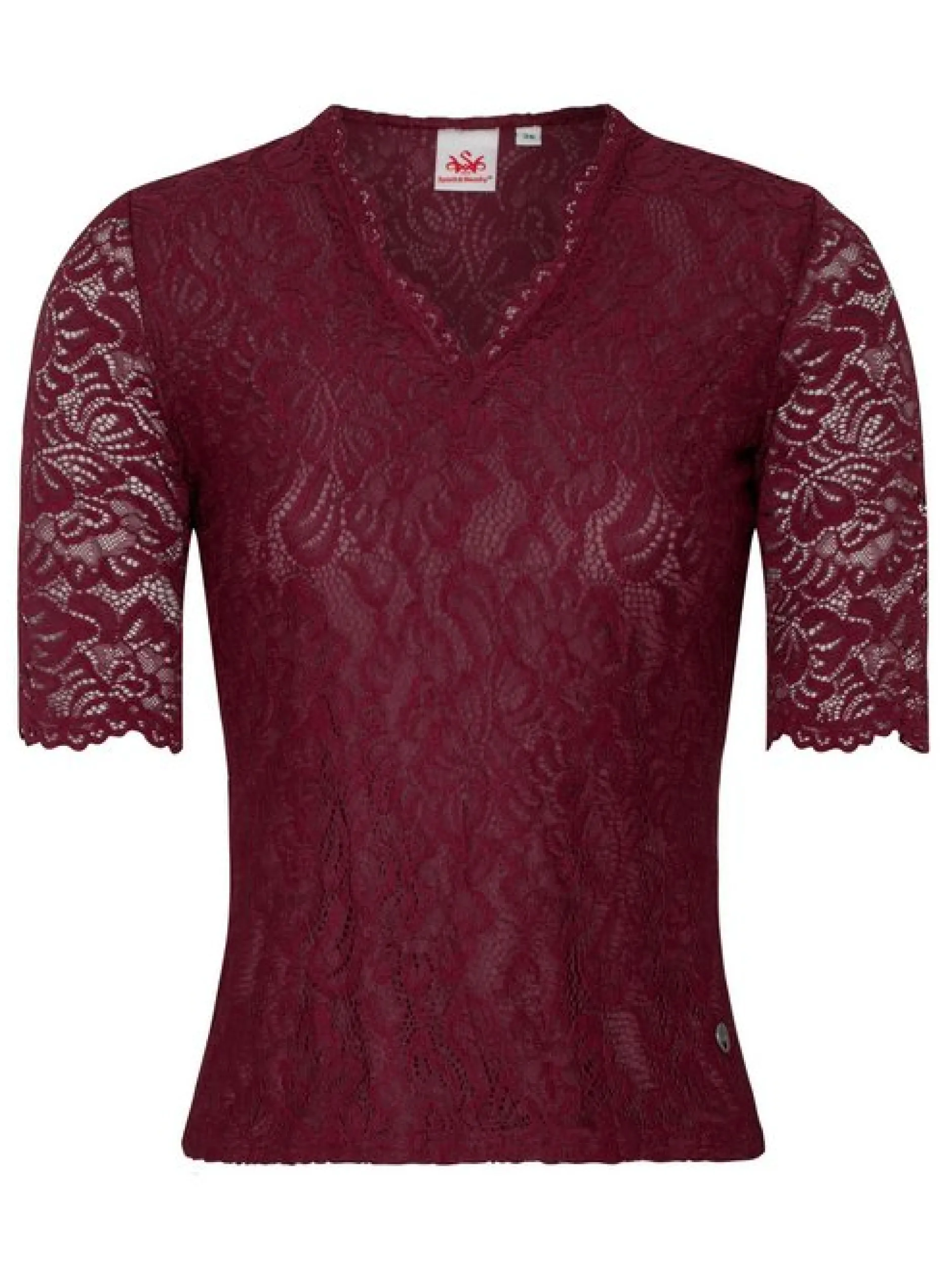 Spieth & Wenksy Damen Dirndlbluse - Arktis in rot