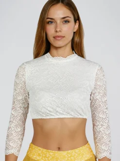 Spieth & Wenksy Damen Dirndlbluse Amsterdam in weiß