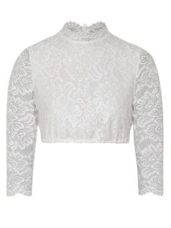 Spieth & Wenksy Damen Dirndlbluse Amsterdam in weiß