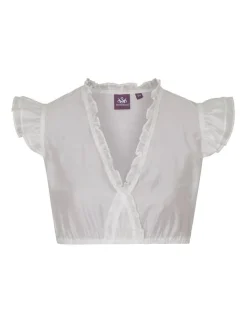 Spieth & Wenksy Damen Dirndlbluse - Fran in weiß