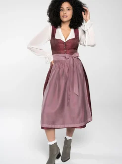 Spieth & Wenksy Damen Dirndl - Dirndl Flamingo in koralle