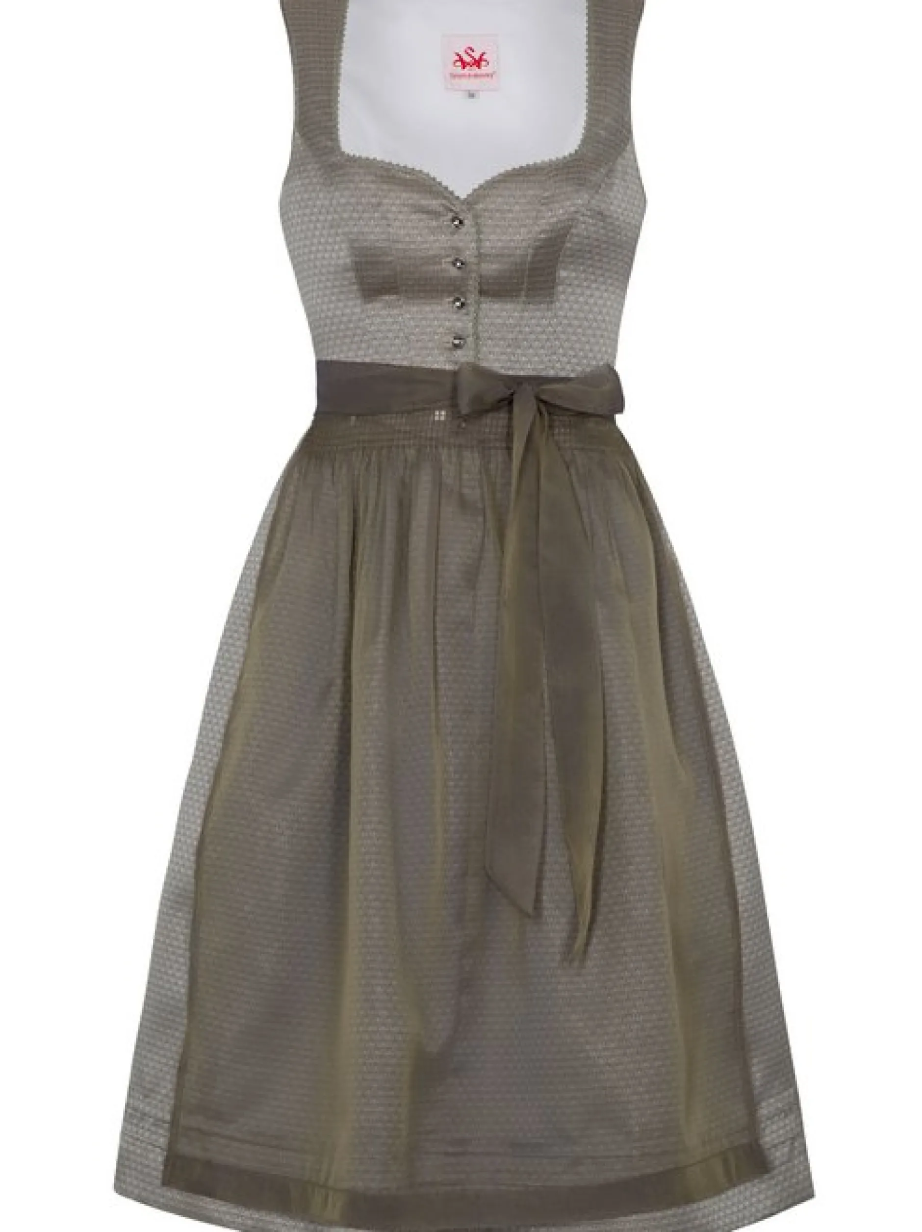 Spieth & Wenksy Damen Dirndl - Dirndl Flamingo in oliv
