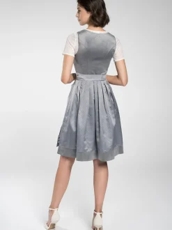 Spieth & Wenksy Damen Dirndl - Dirndl "Fiedler" in silber