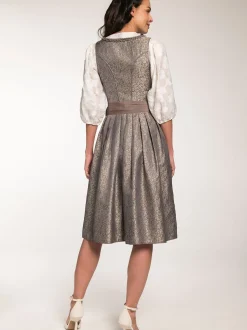 Spieth & Wenksy Damen Dirndl - Gesia in taupe