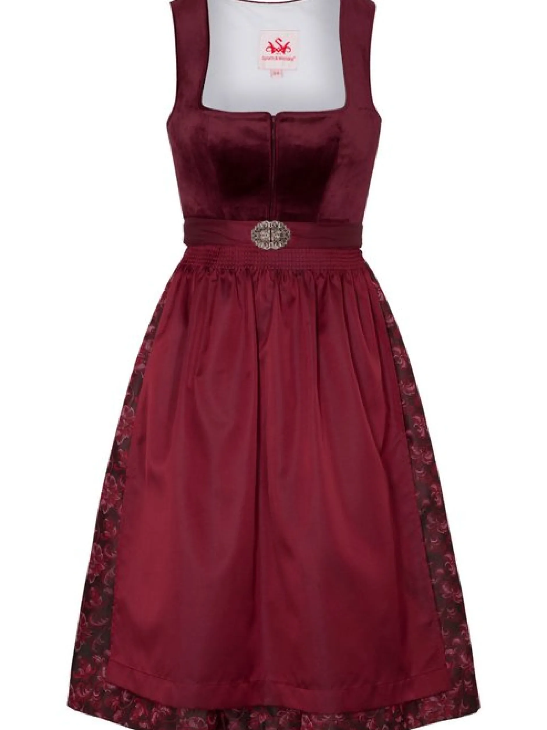 Spieth & Wenksy Damen Dirndl - Genua in rot
