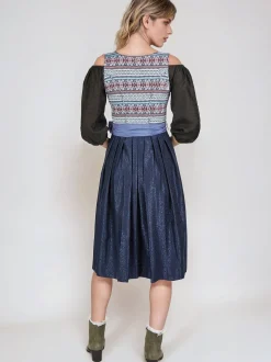 Spieth & Wenksy Damen Dirndl - Ghiese in blau