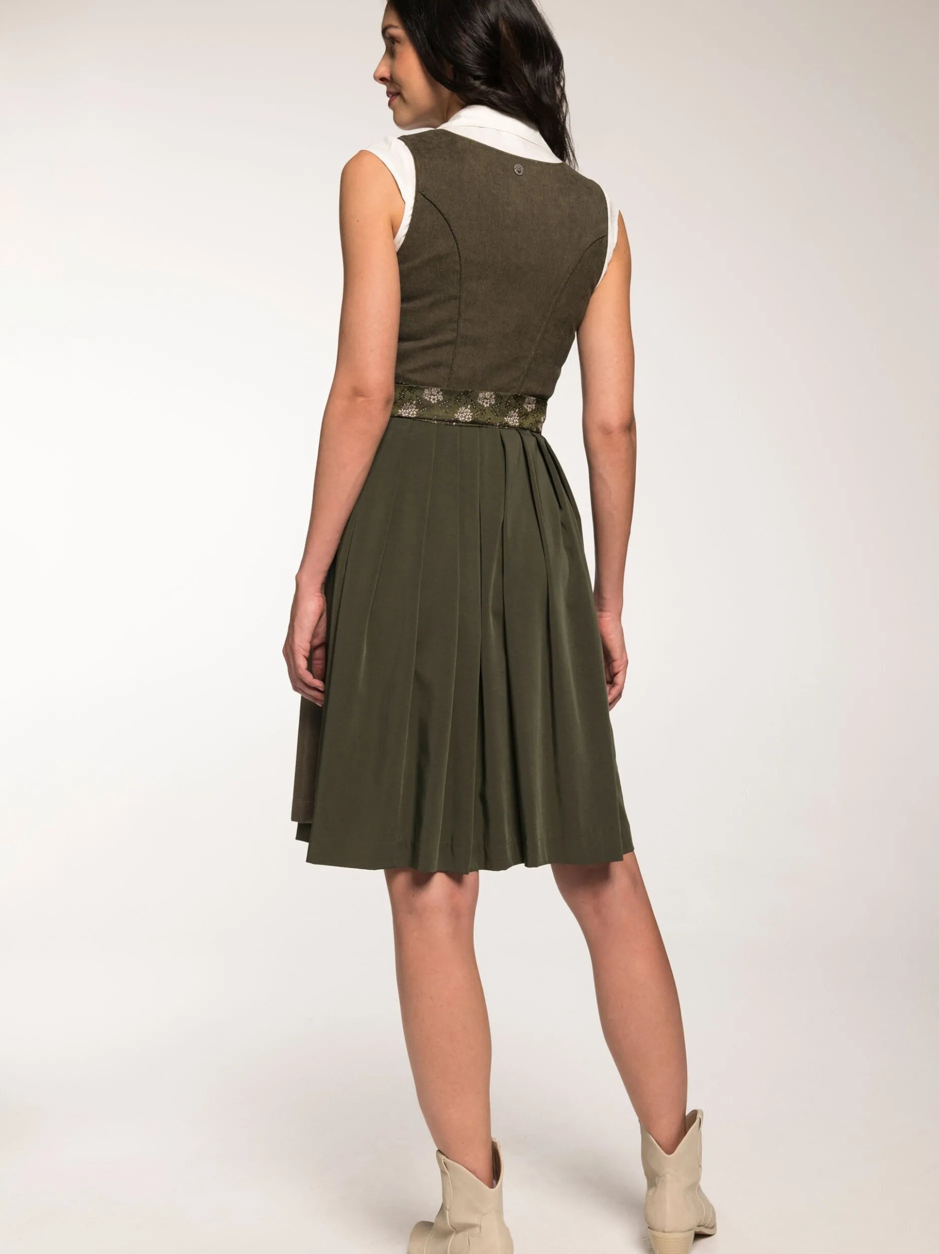 Spieth & Wenksy Damen Dirndl - Glenn in oliv