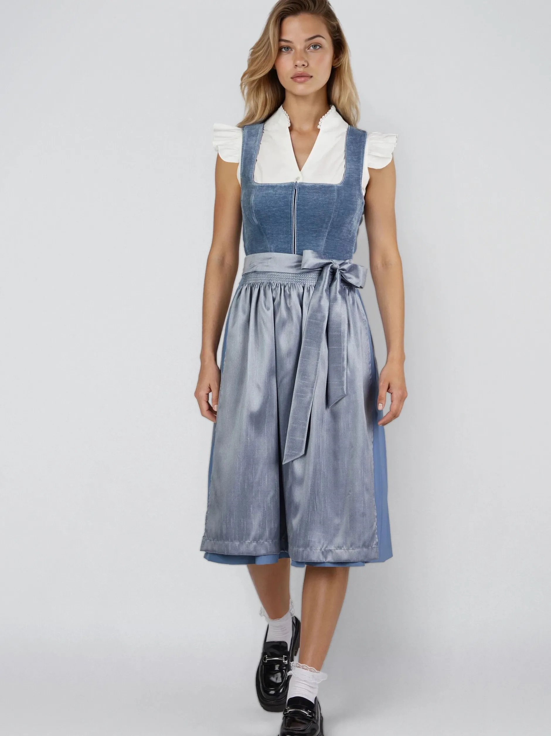 Spieth & Wenksy Damen Dirndl - Havard in blau