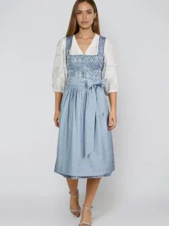 Spieth & Wenksy Damen Dirndl - Hermine in hellblau