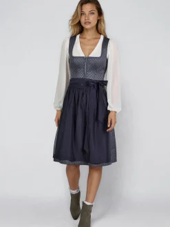 Spieth & Wenksy Damen Dirndl - Heilbach in blau