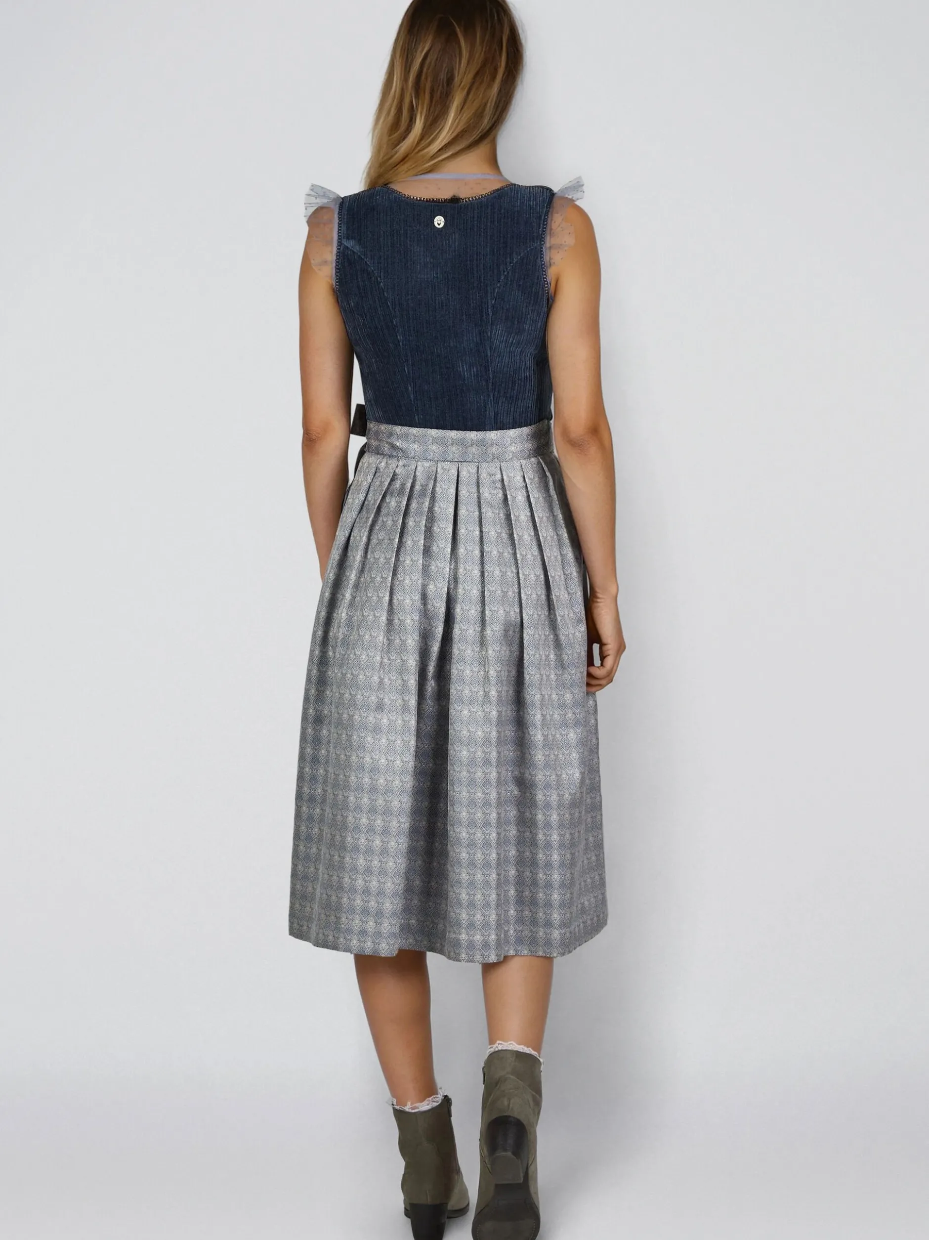 Spieth & Wenksy Damen Dirndl - Hildor in blau