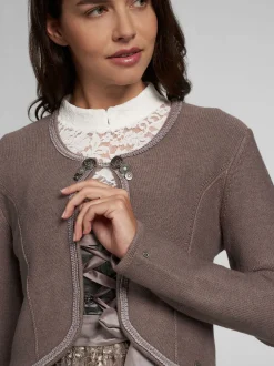 Spieth & Wenksy Damen Strickjacke - Alice in braun