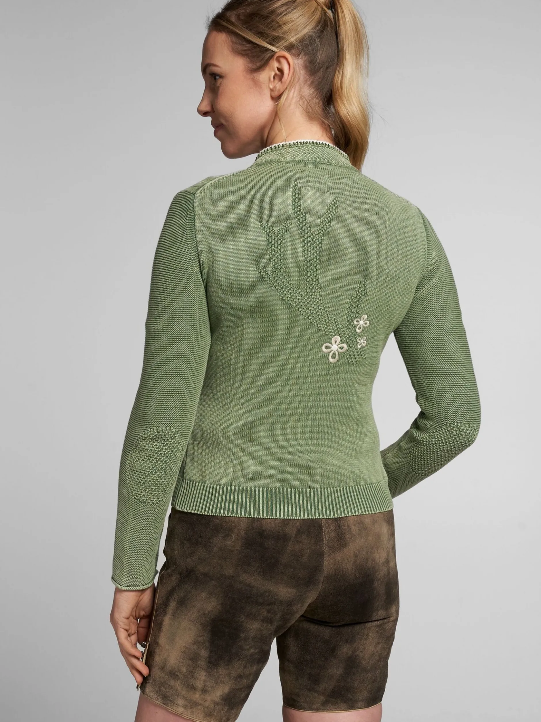 Spieth & Wenksy Damen Strickjacke - Alexa in grün