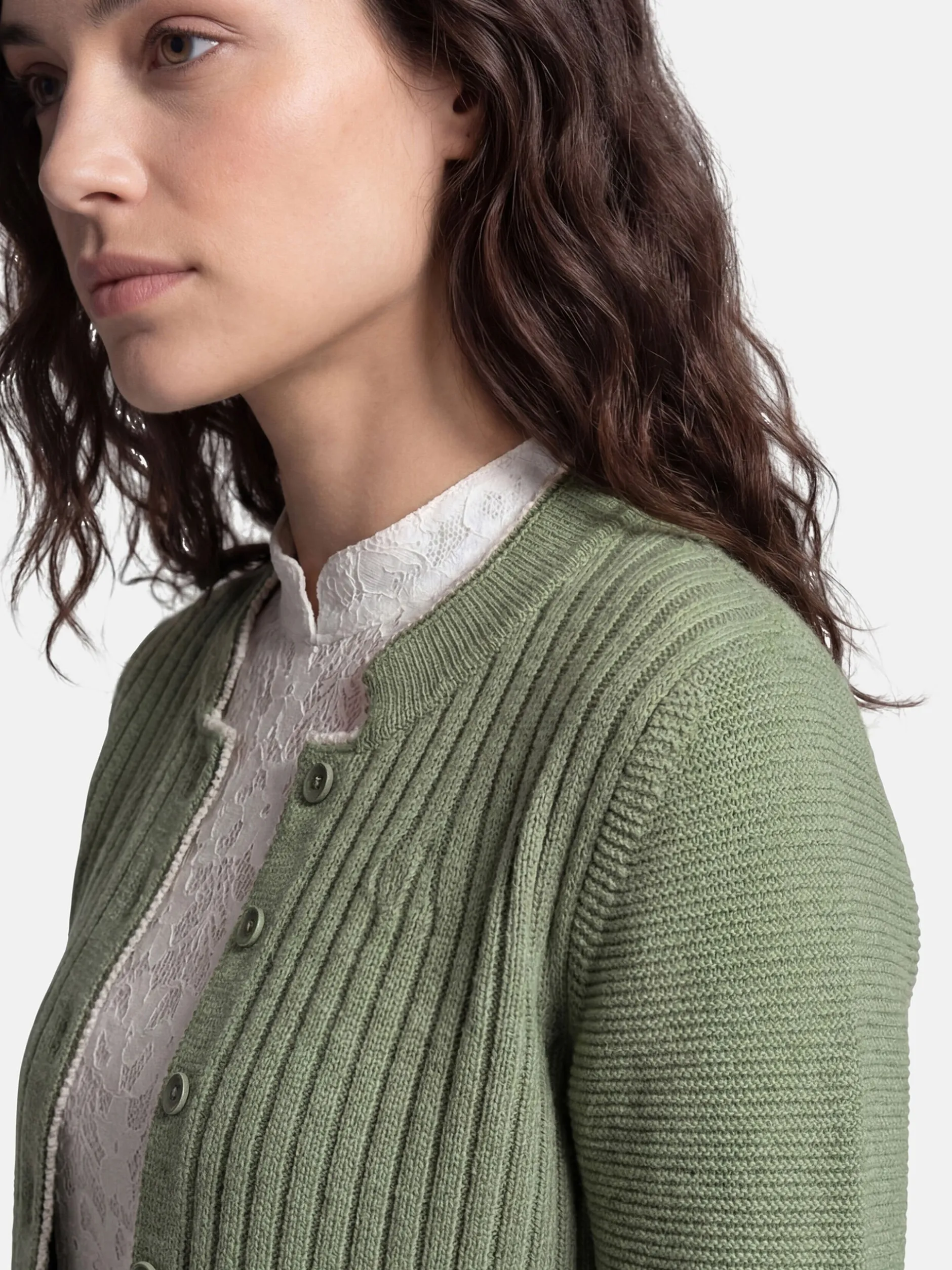Spieth & Wenksy Damen Strickjacke - Alexa in grün