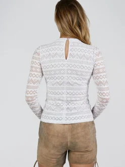 Spieth & Wenksy Damen Trachtenbluse - Harper in weiß