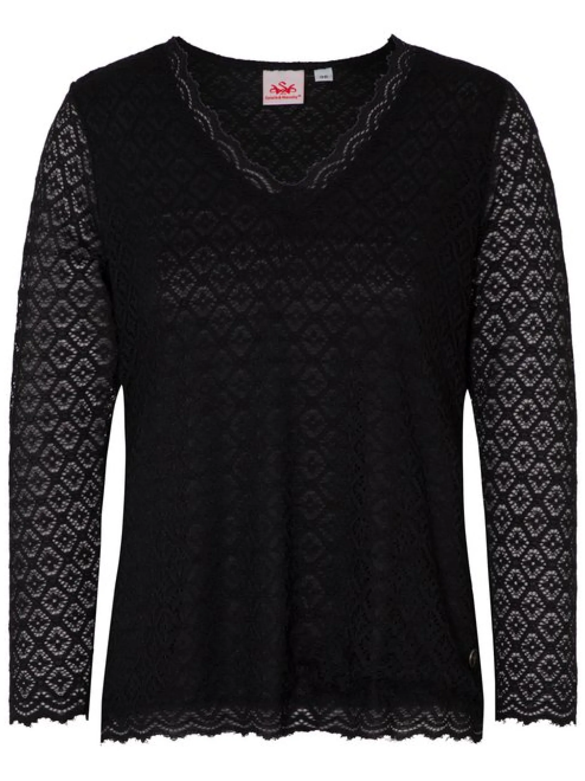 Spieth & Wenksy Damen Trachtenbluse - Eva in schwarz