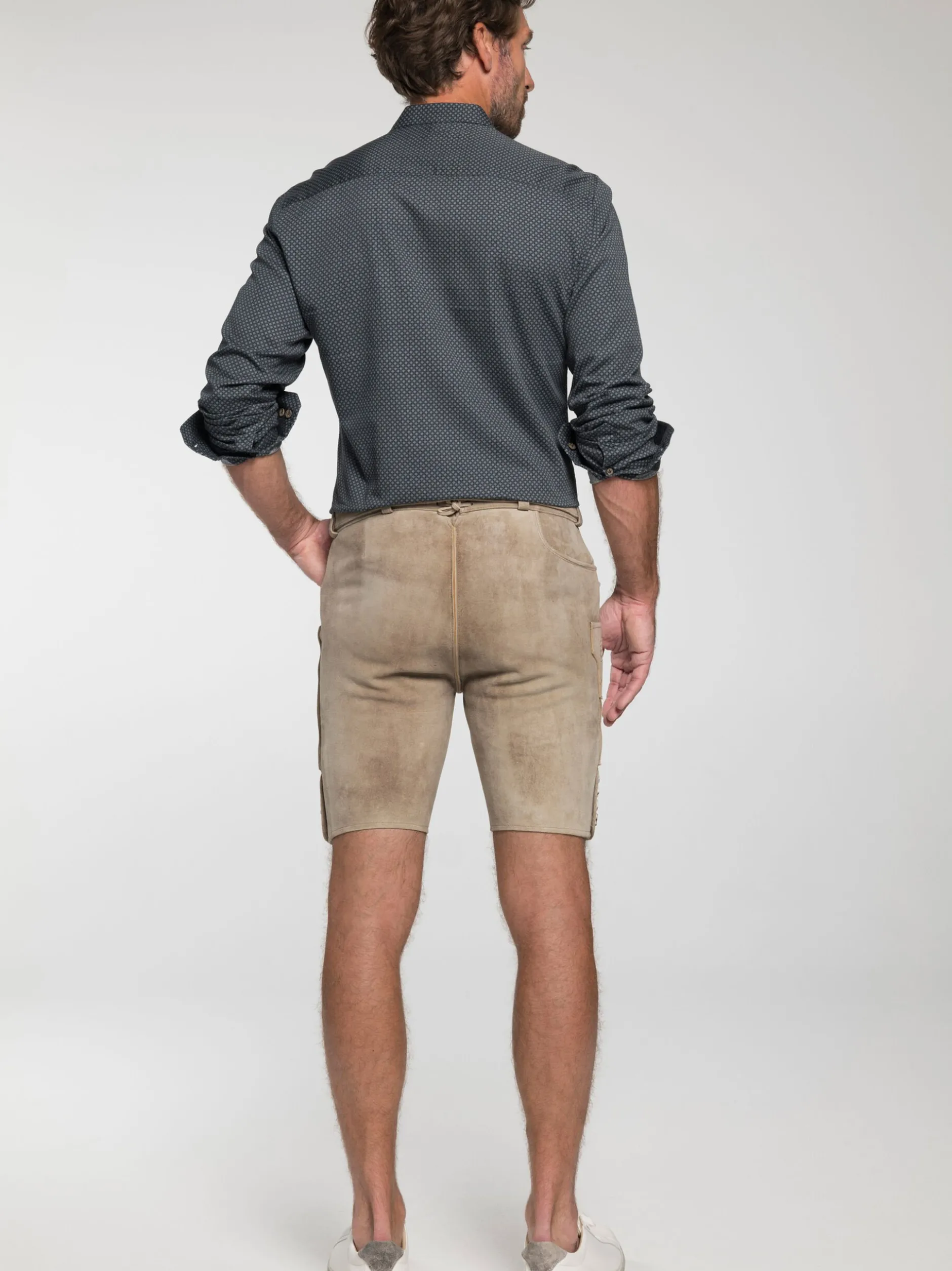 Spieth & Wenksy Herren Lederhose - Grafenau in braun
