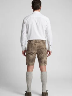 Spieth & Wenksy Herren Lederhose - Kerschwanger in beige braun