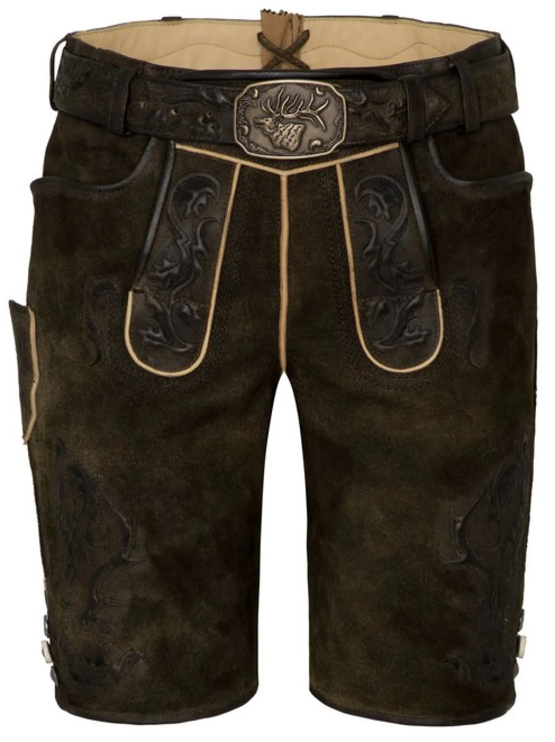 Spieth & Wenksy Herren Lederhose - Diablo in braun