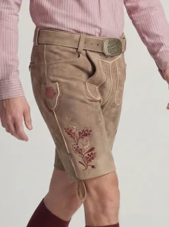 Spieth & Wenksy Herren Lederhose - Hochburg in braun