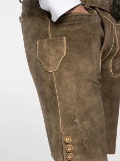 Spieth & Wenksy Herren Lederhose - Rampoldi in braun