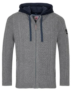 Spieth & Wenksy Herren Strickjacke - Athan in grau