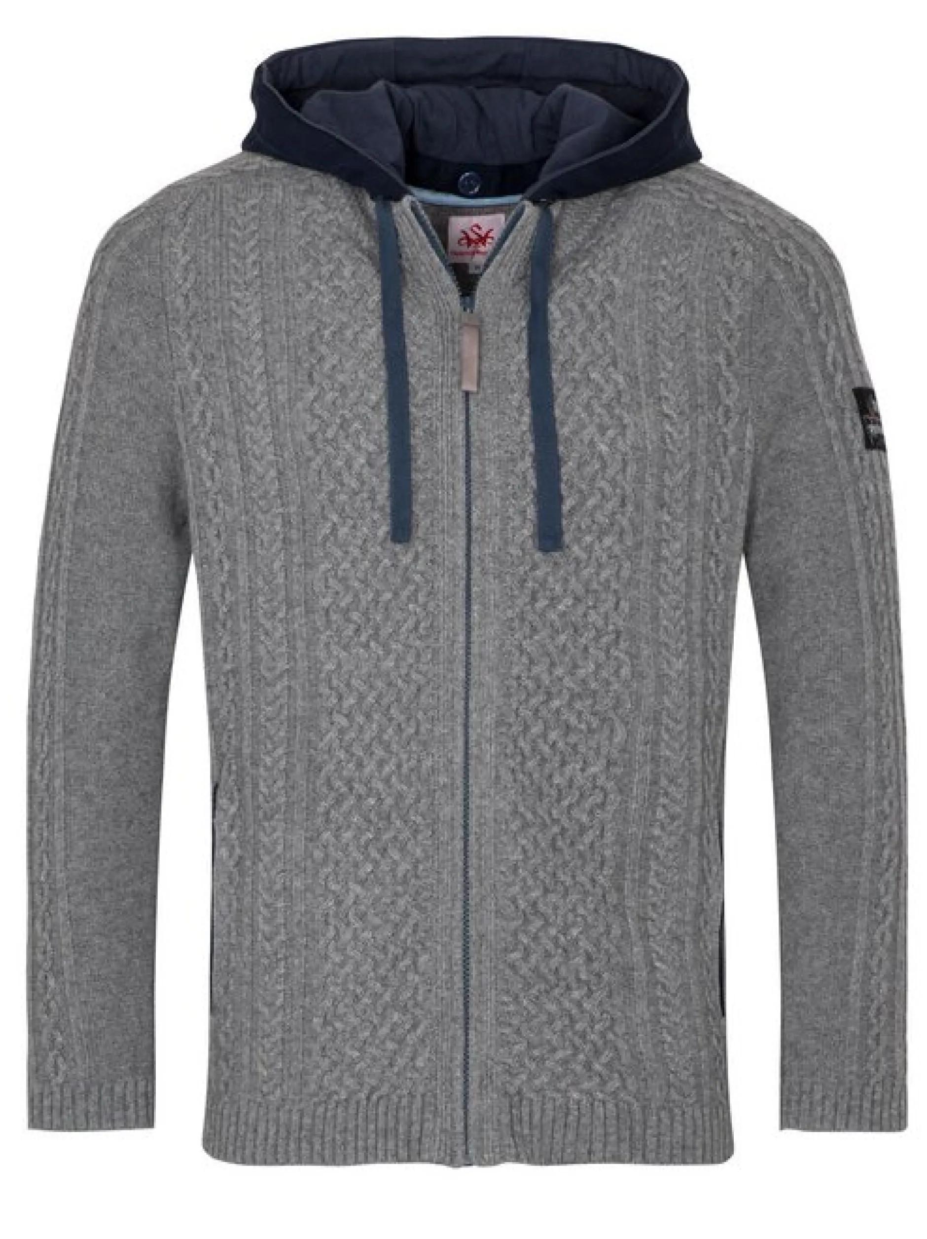 Spieth & Wenksy Herren Strickjacke - Athan in grau