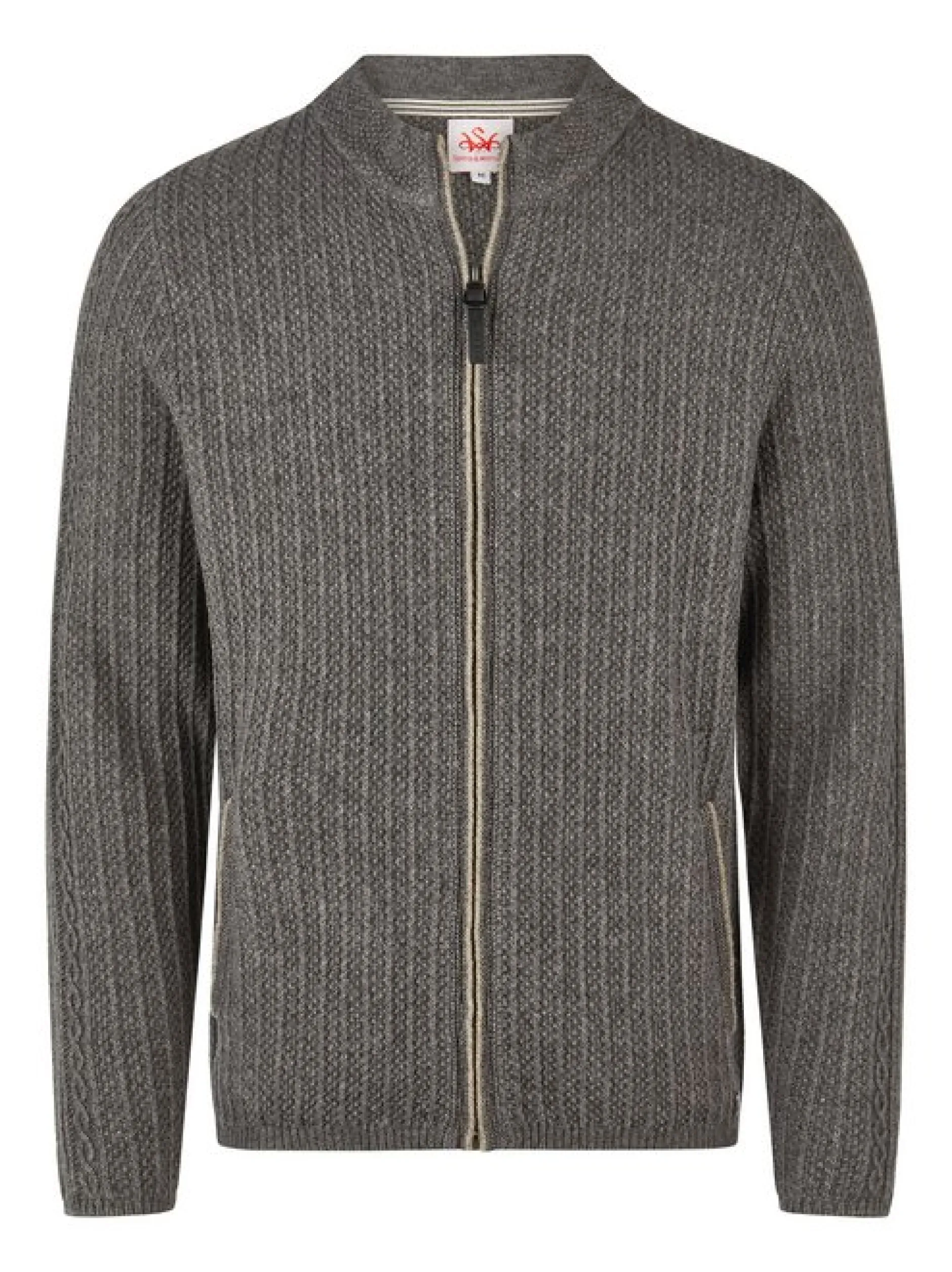 Spieth & Wenksy Herren Strickjacke - Hagen in anthrazit