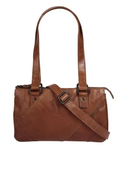 Spikes & Sparrow Damen Handtasche in cognac