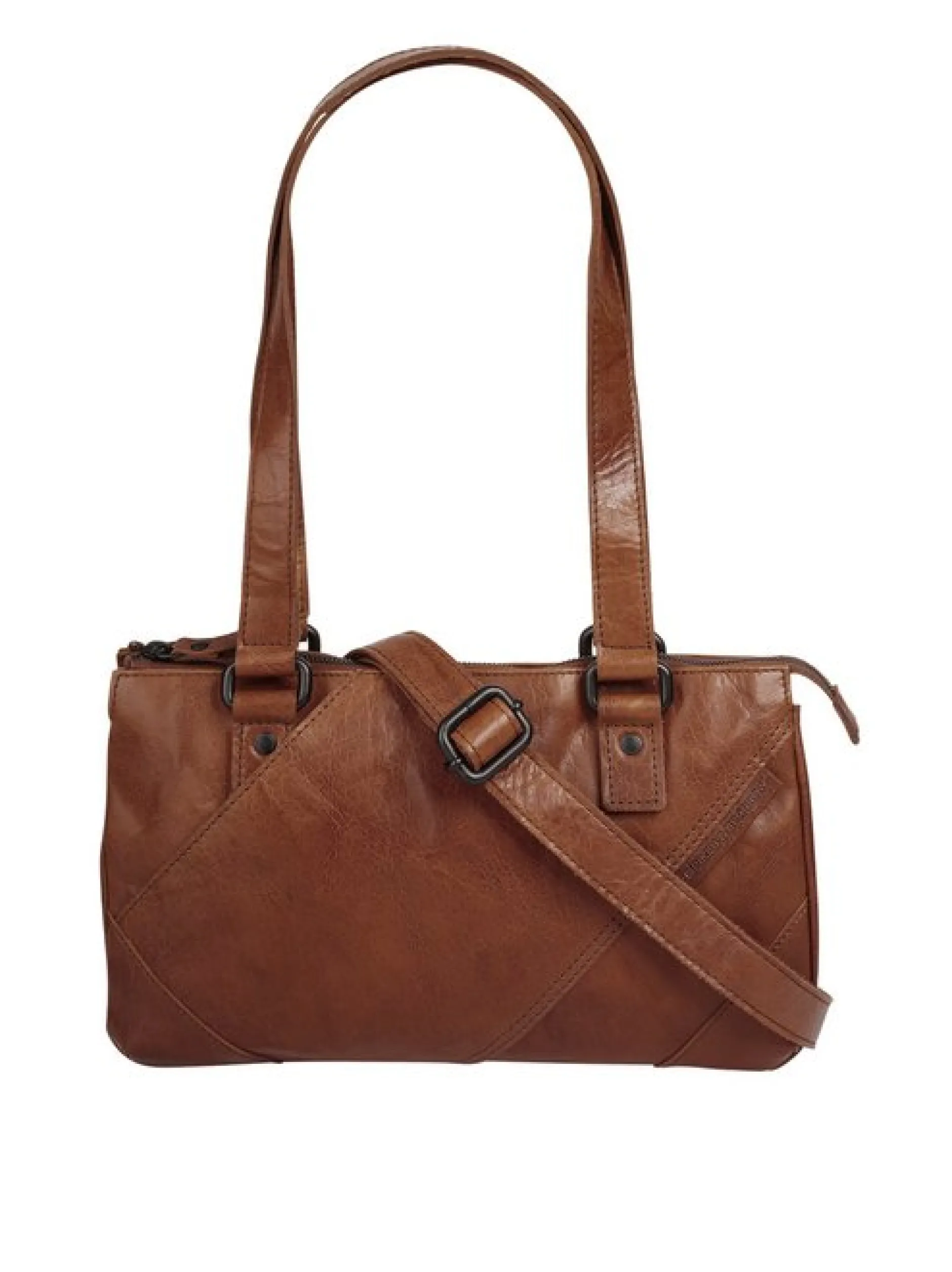 Spikes & Sparrow Damen Handtasche in cognac