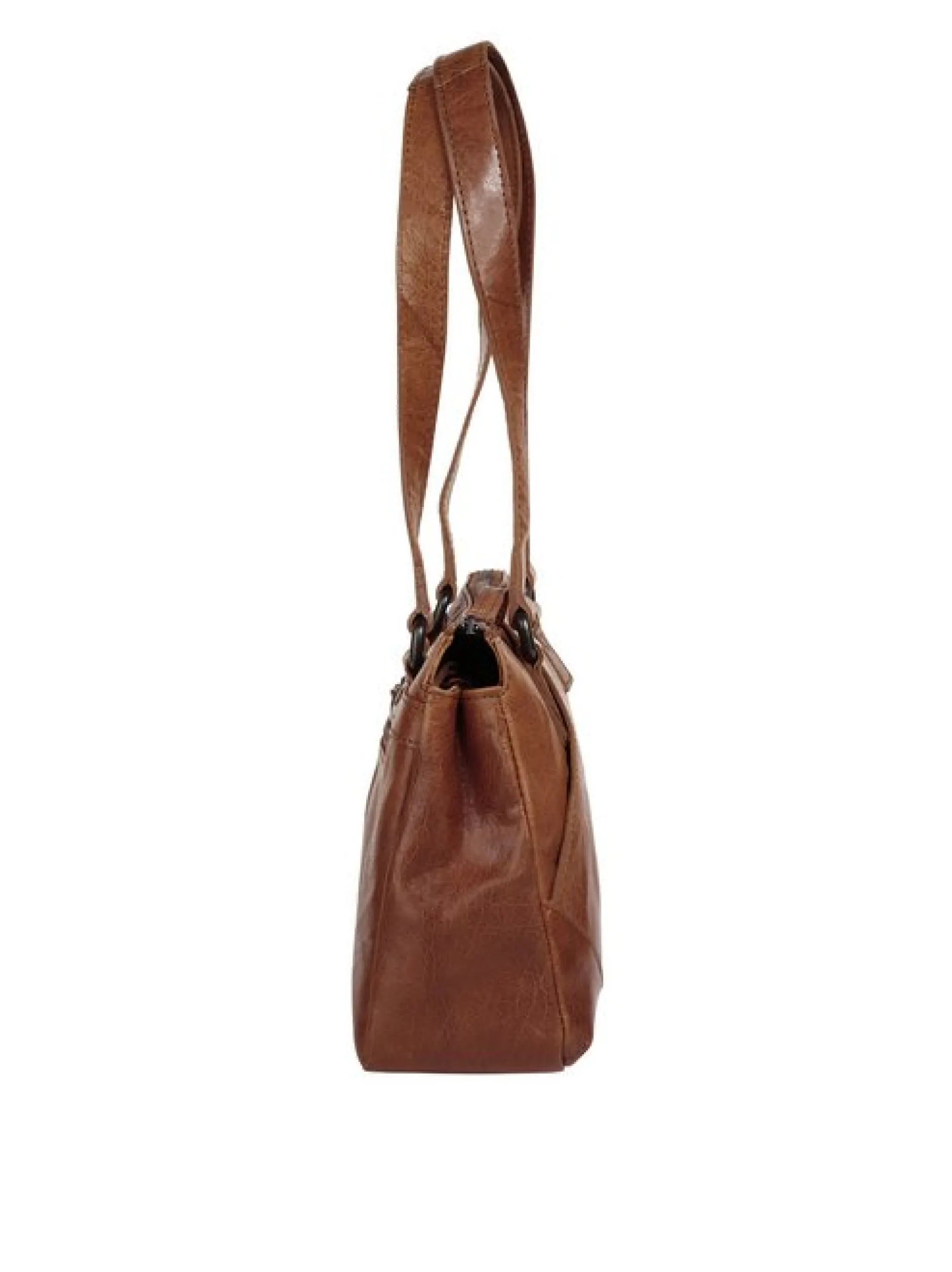 Spikes & Sparrow Damen Handtasche in cognac