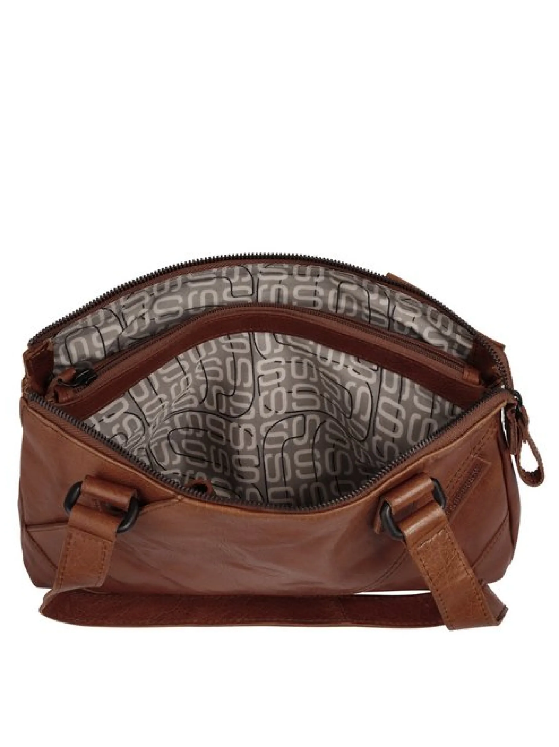 Spikes & Sparrow Damen Handtasche in cognac