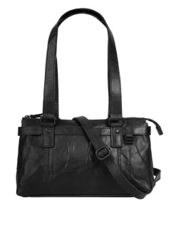 Spikes & Sparrow Damen Handtasche in schwarz