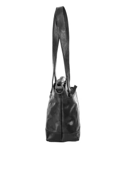 Spikes & Sparrow Damen Handtasche in schwarz