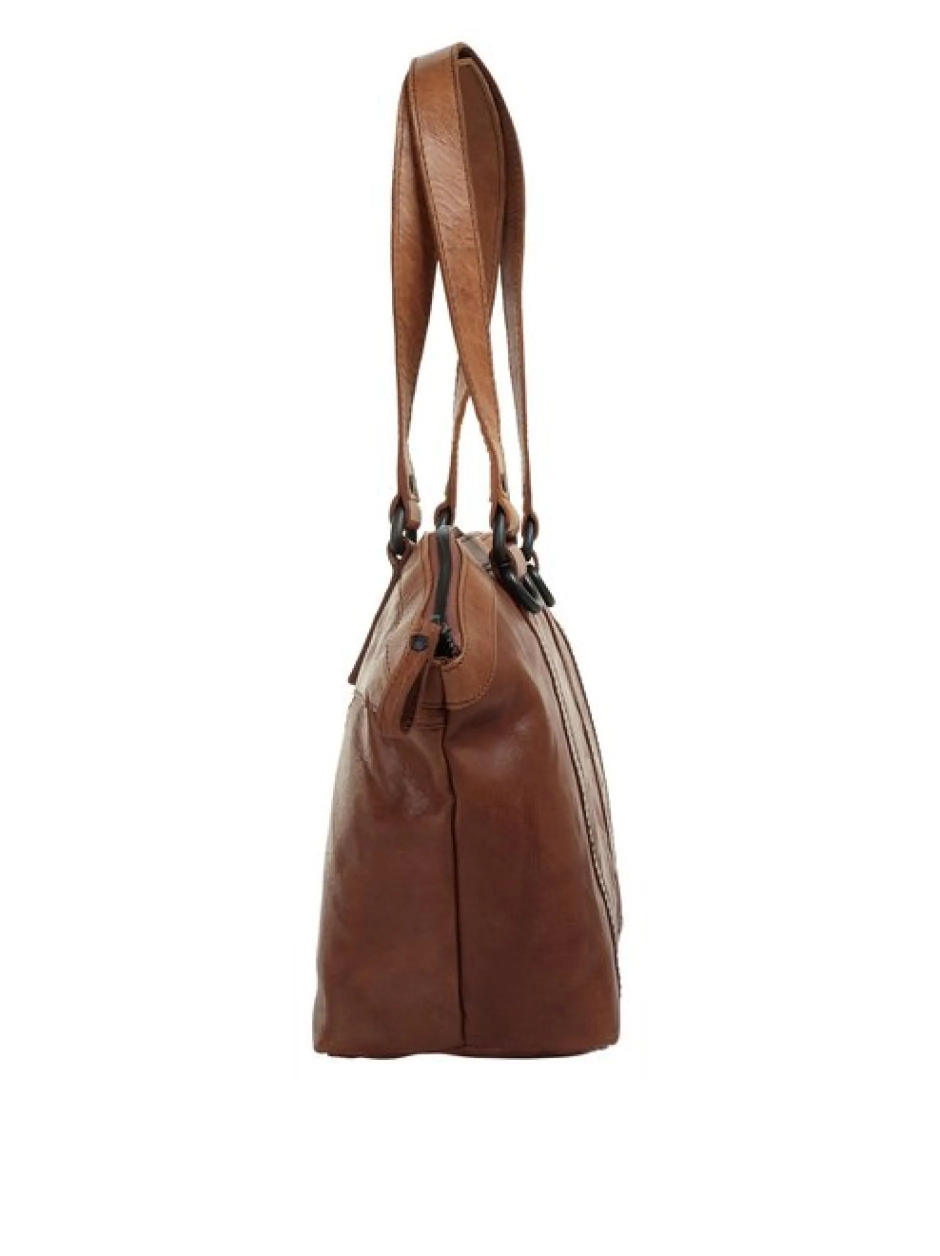 Spikes & Sparrow Damen Handtasche in cognac