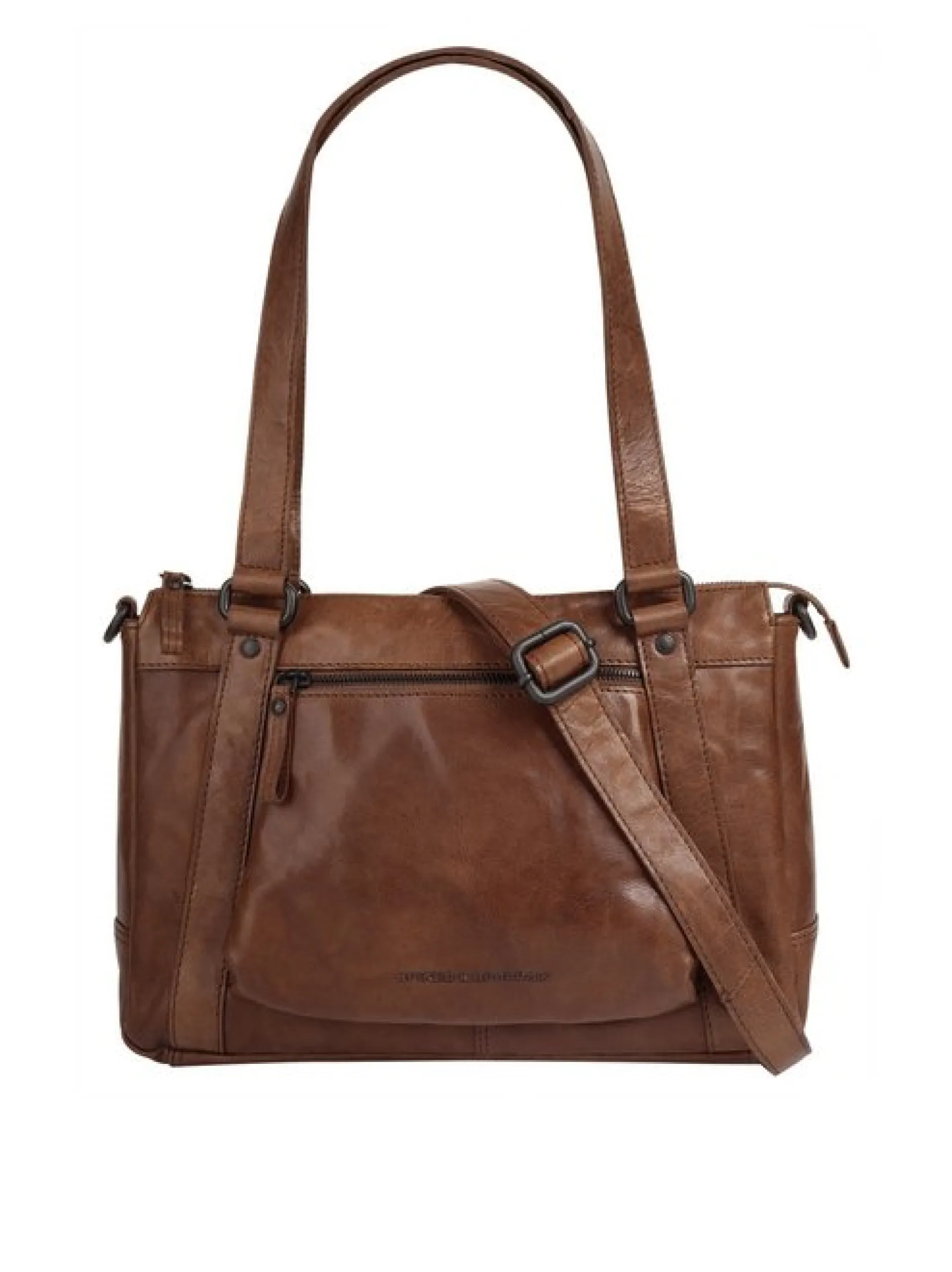 Spikes & Sparrow Damen Handtasche in cognac