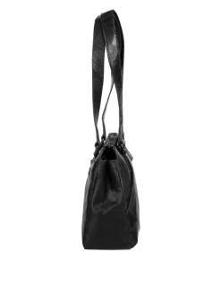 Spikes & Sparrow Damen Handtasche in schwarz