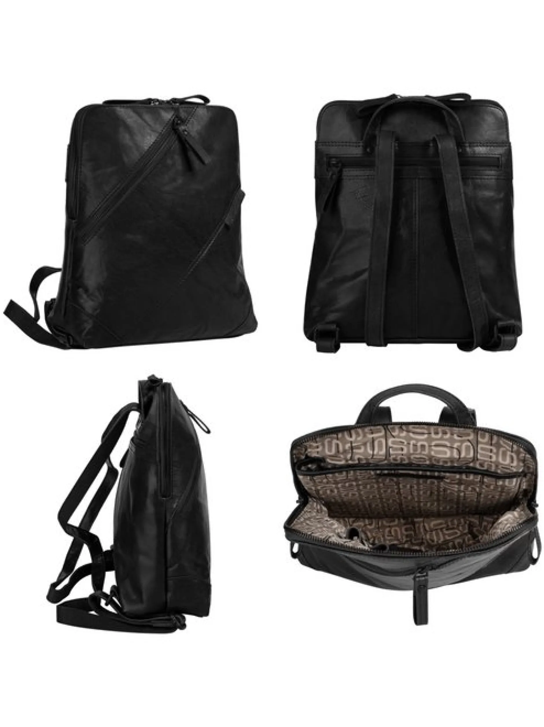 Spikes & Sparrow Damen Rucksack in schwarz