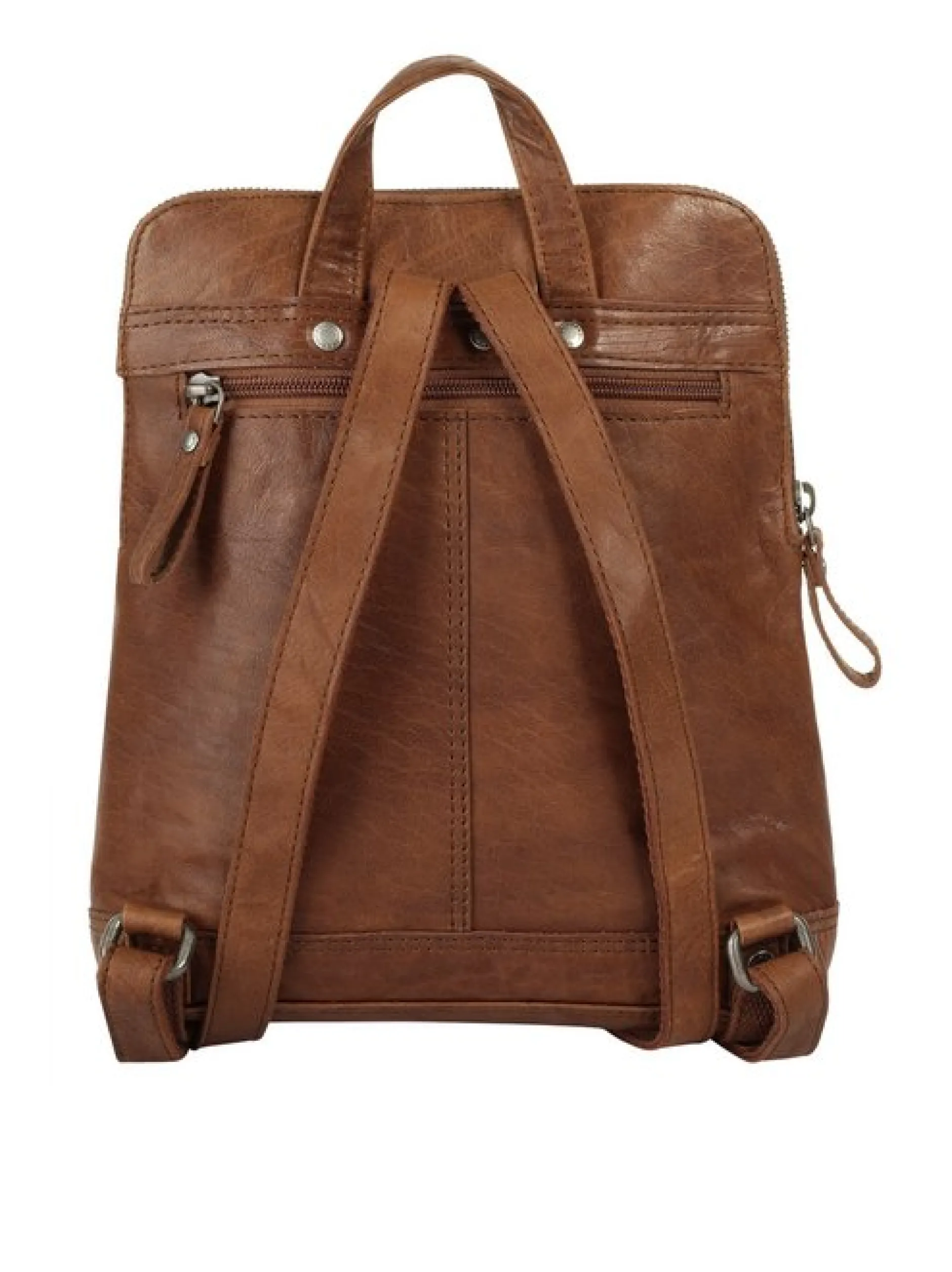 Spikes & Sparrow Damen Rucksack in cognac