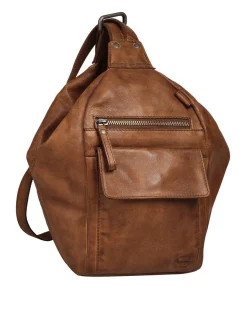 Spikes & Sparrow Damen Rucksack in cognac
