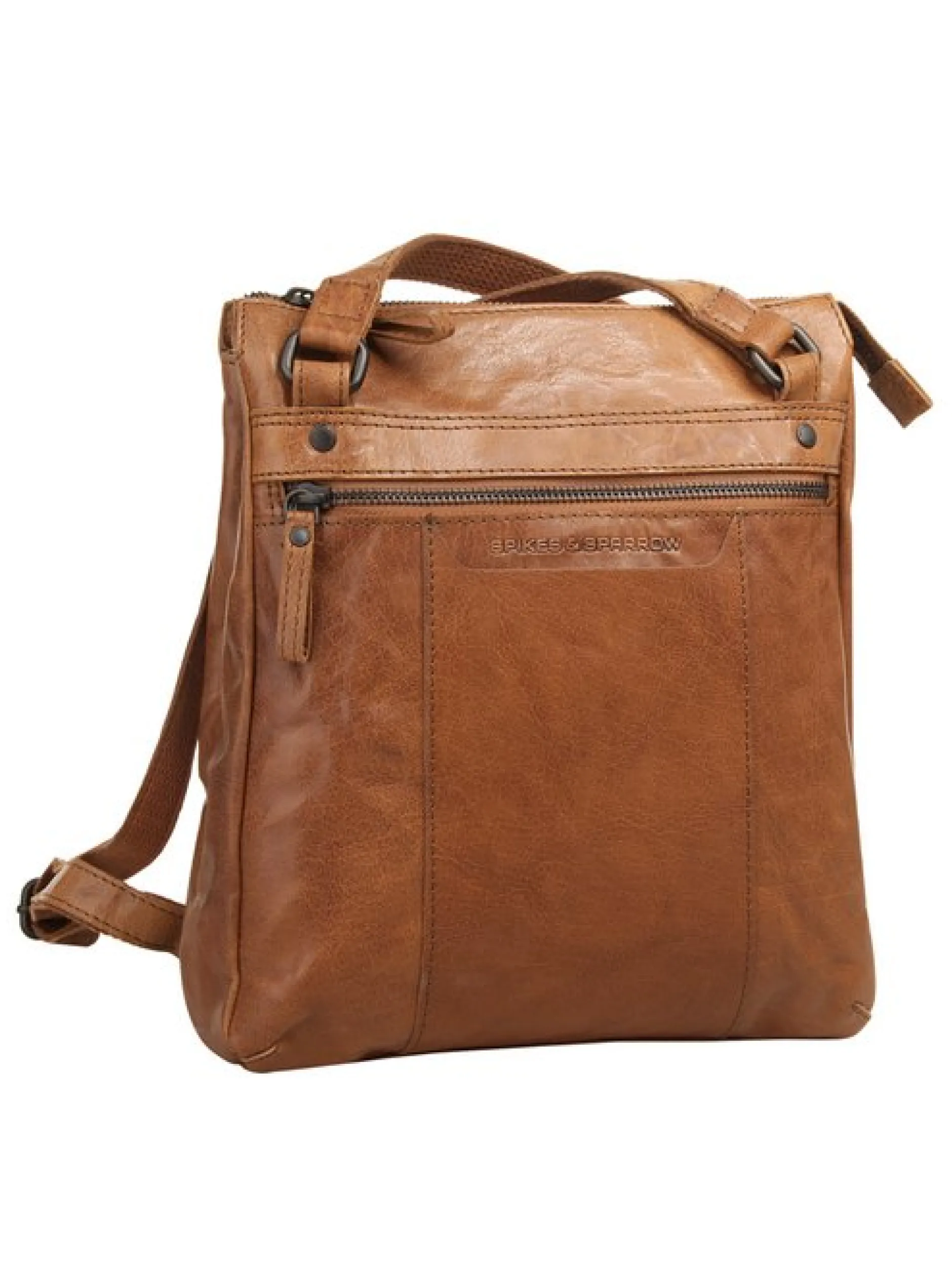 Spikes & Sparrow Damen Rucksack in cognac