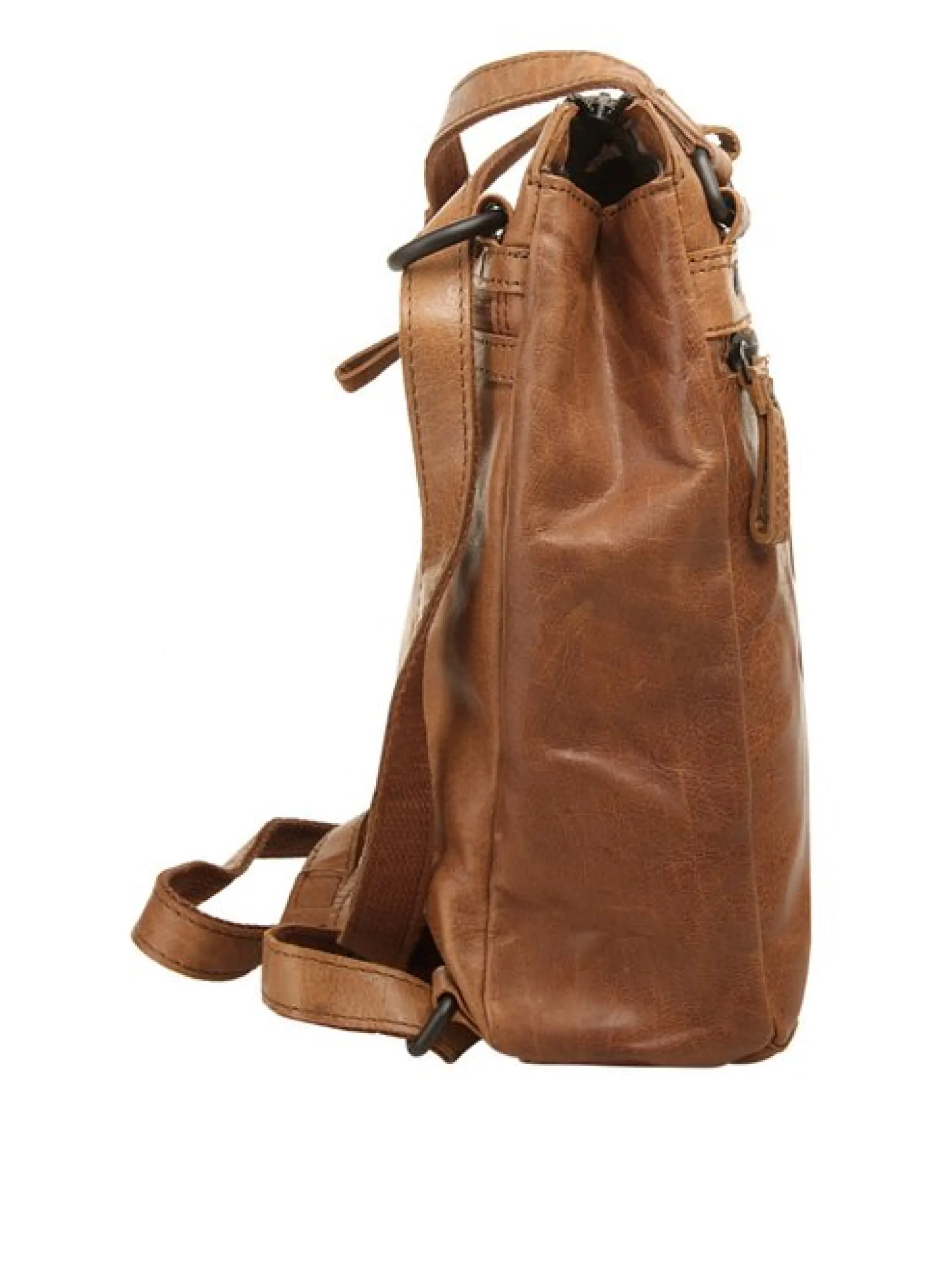 Spikes & Sparrow Damen Rucksack in cognac