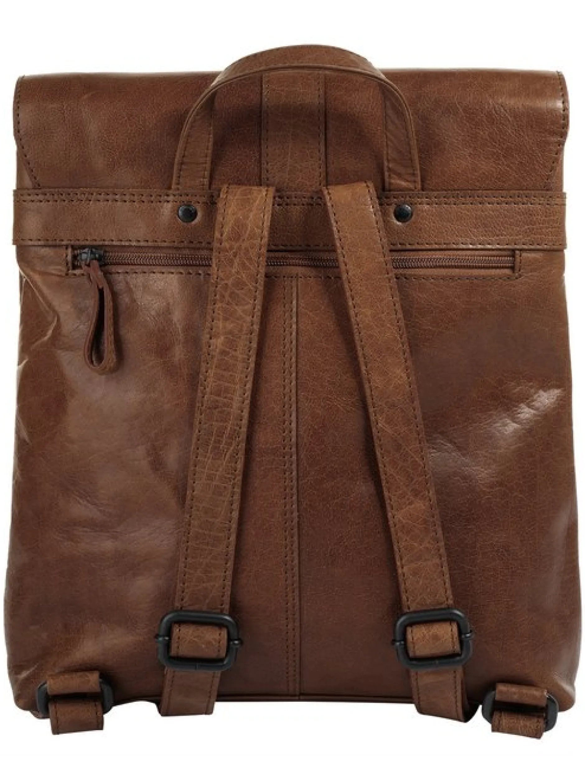 Spikes & Sparrow Damen Rucksack in cognac