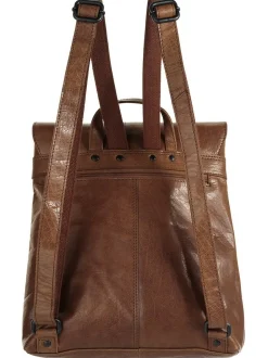 Spikes & Sparrow Damen Rucksack in cognac