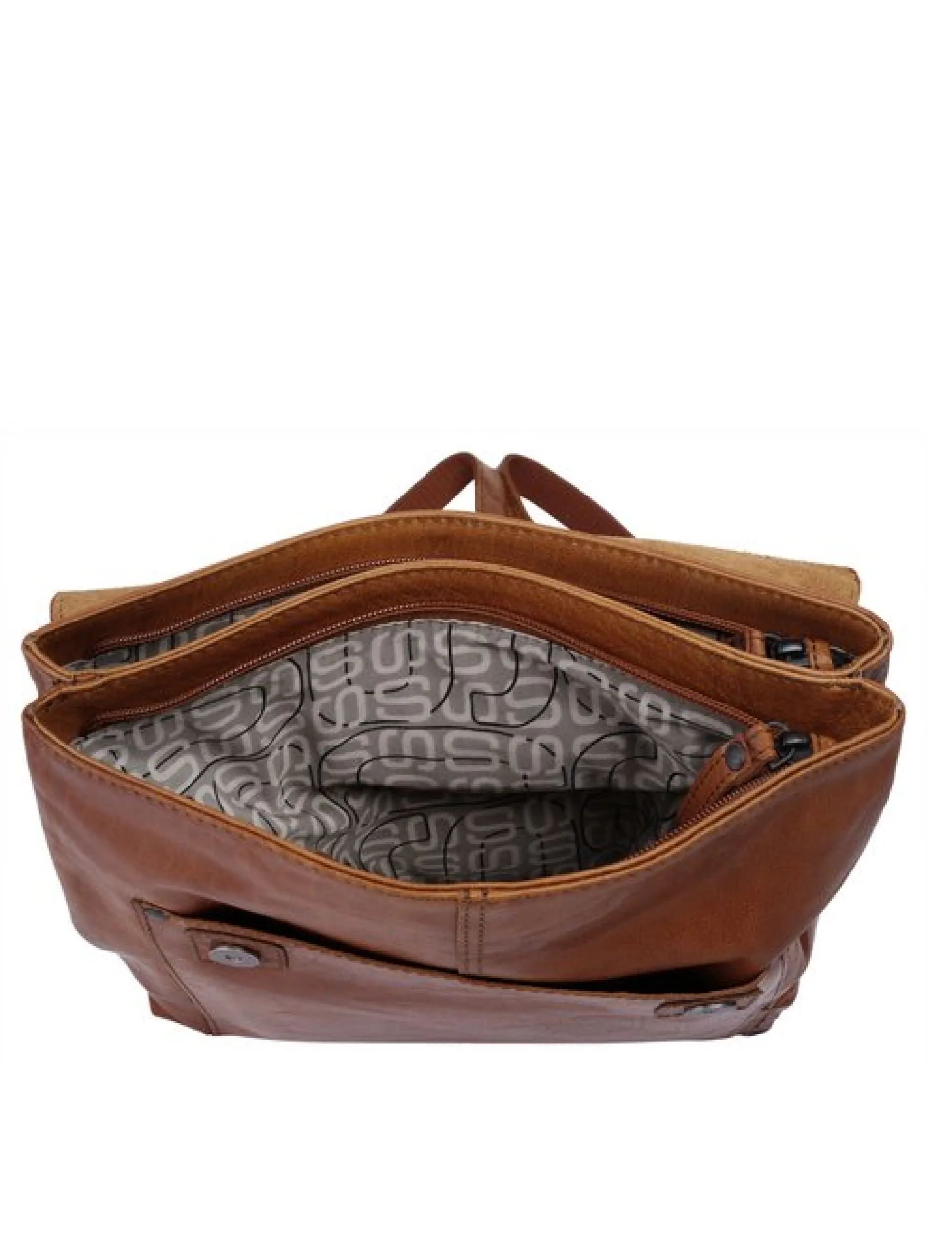 Spikes & Sparrow Damen Rucksack in cognac