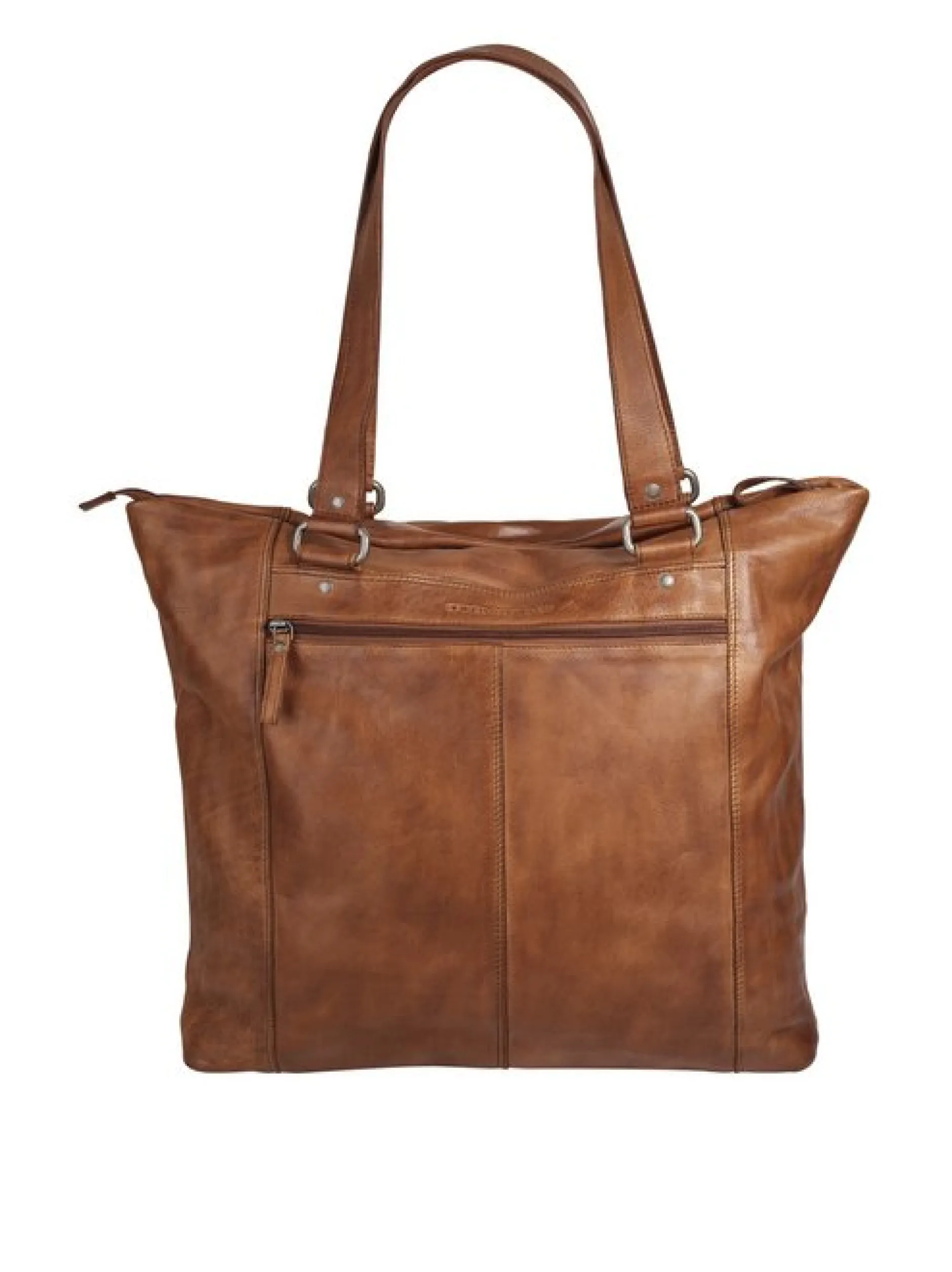 Spikes & Sparrow Damen Shopper in cognac