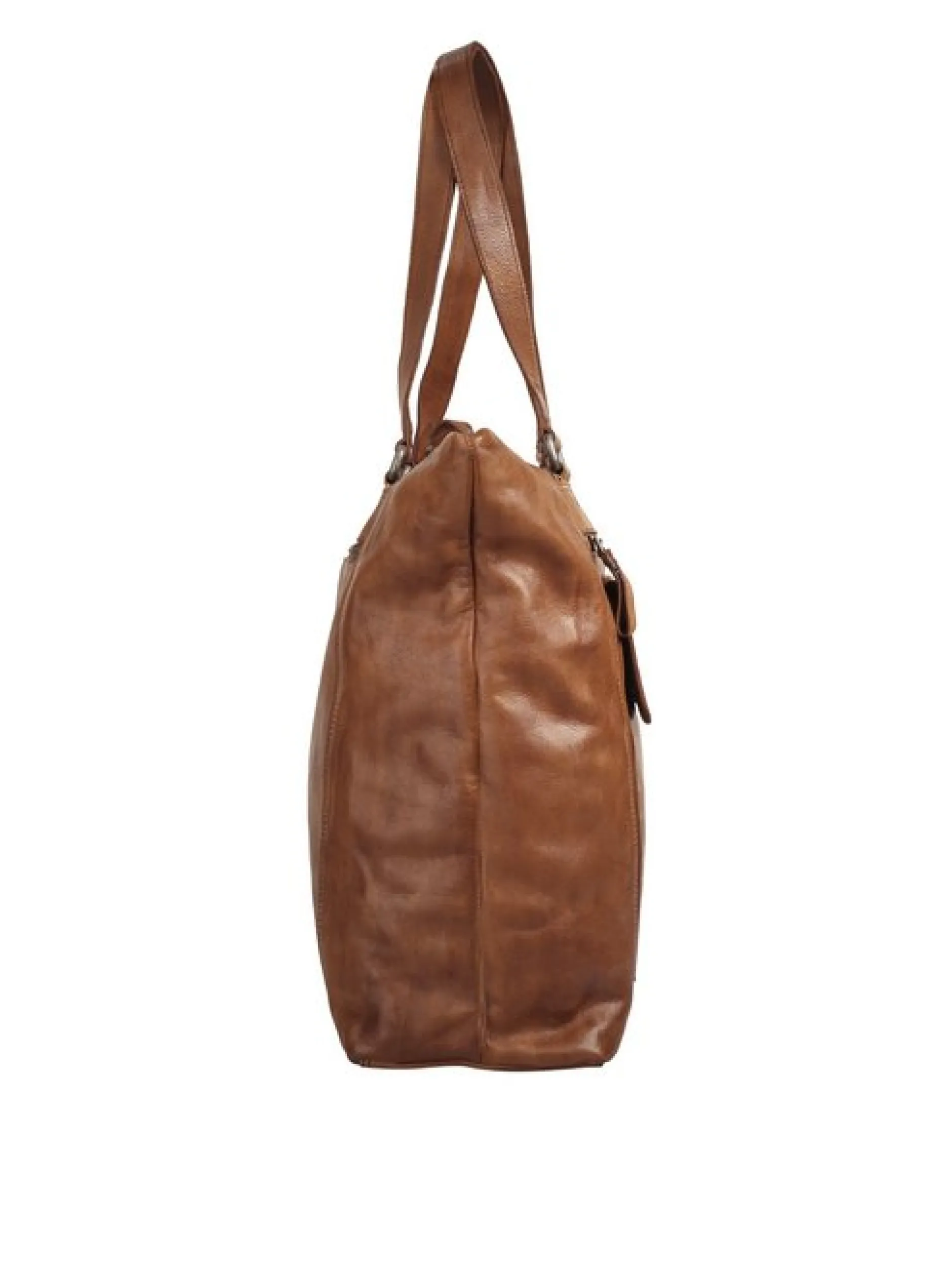 Spikes & Sparrow Damen Shopper in cognac
