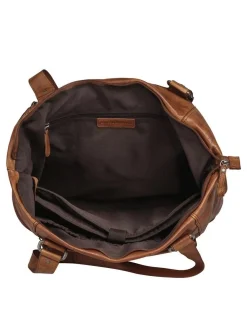 Spikes & Sparrow Damen Shopper in cognac