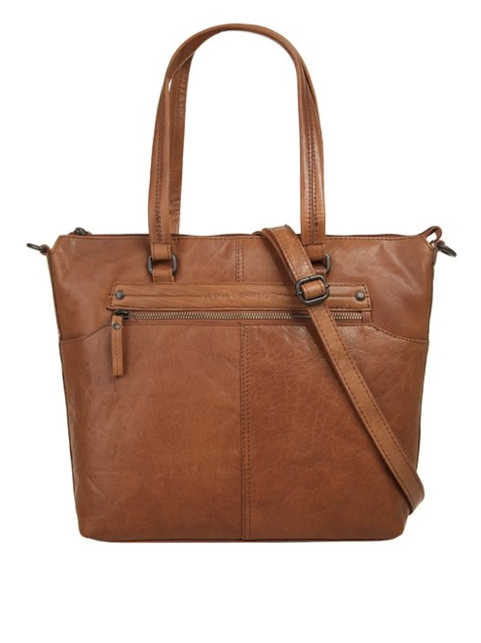 Spikes & Sparrow Damen Shopper in cognac